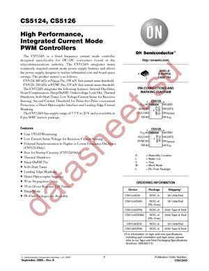 CS5124XD8 datasheet  